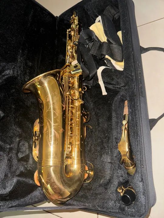Saxofone Tenor Winner - Dourado - Ótimo Estado - Foto 4