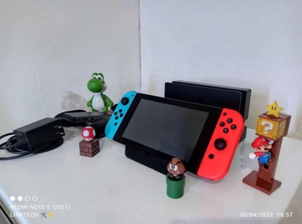 Nintendo Switch Completo - Edição Mario
