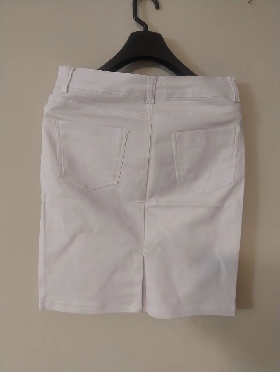 Saia Jeans Branca - Foto 2