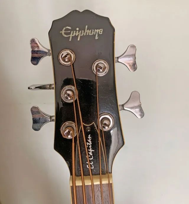 Baixolão Epiphone/Gibson El Capitain - Troco - Foto 4