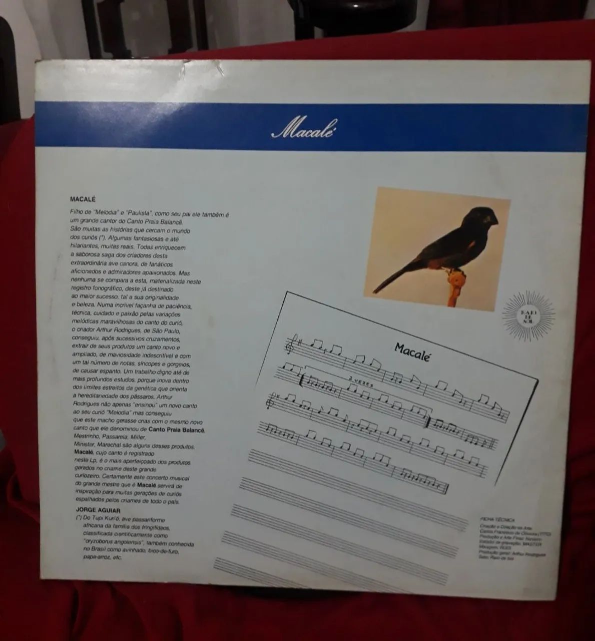 Disco de vinil LP Macalé 1991 (RARO) FAVOR LER A DESCRIÇÃO! - Foto 5