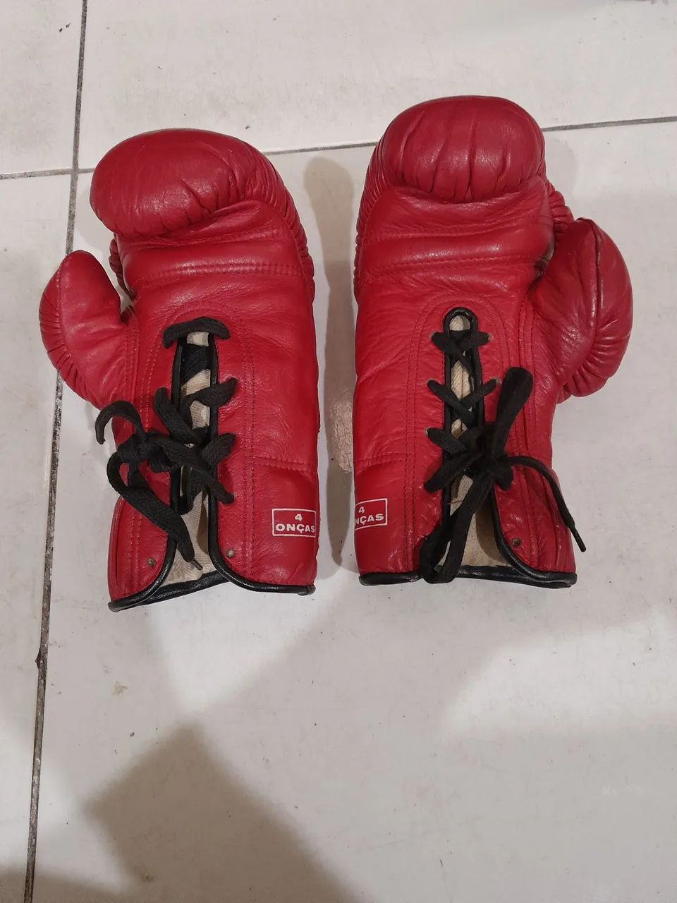 Par Luvas Boxe Drible 4 Onças no Estado Leia Descrição  - Foto 2