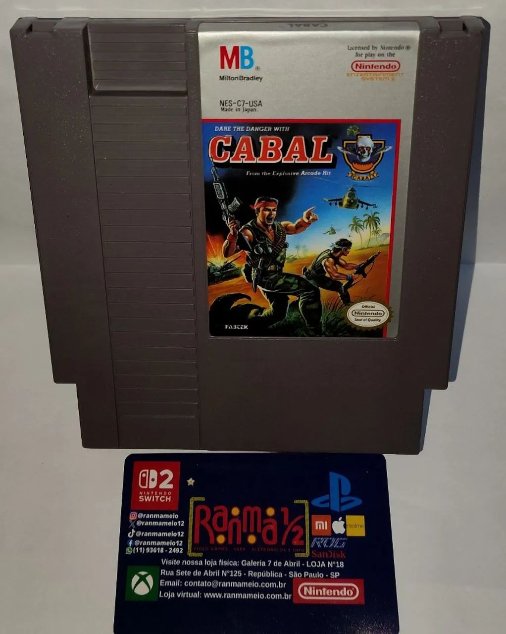 Jogo Nes Cabal