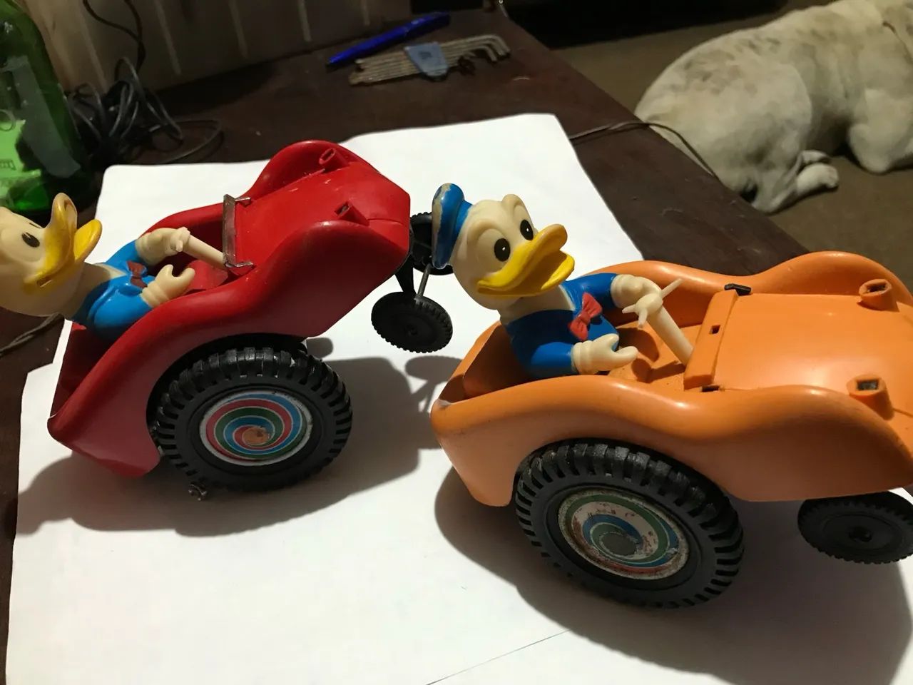 Dois Carrinhos Donald Vintage fricção - Colecionador - Foto 3