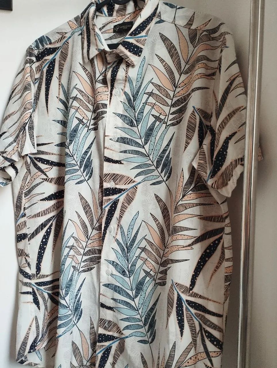 Camisa Floral Manga Curta - Foto 2