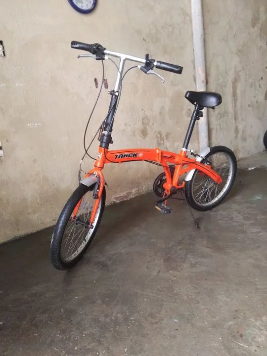 Bicicleta Dobrável, 7 marchas, em perfeito estado, conservadissíma! - Foto 2