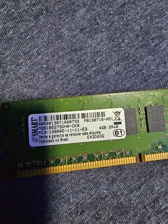 4 memórias DDR 3 4gb 1200 (LEIA A DESCRIÇÃO)