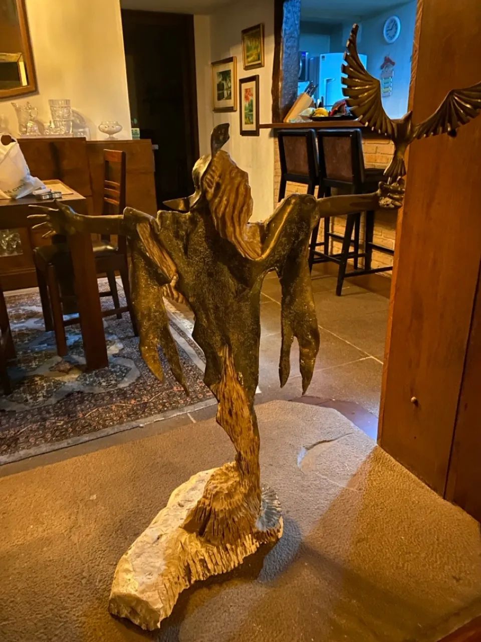 Escultura Gagliastri anos 80 São Francisco de Assis 