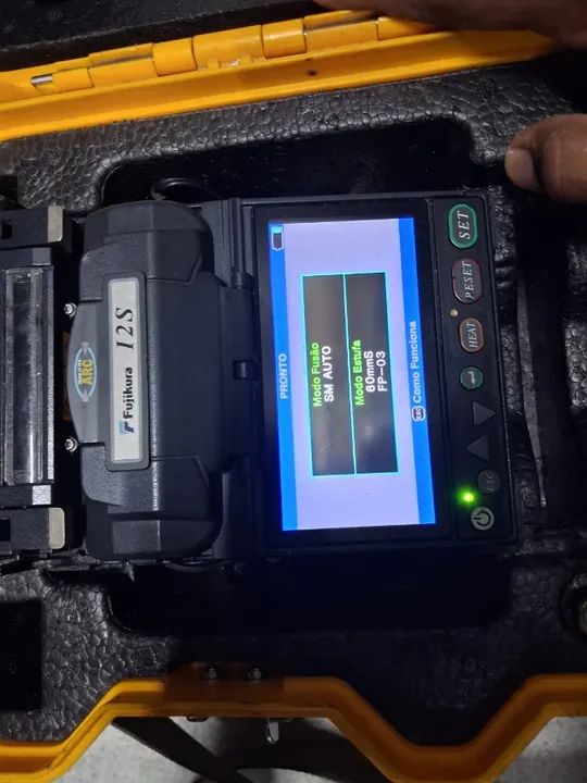 Máquina de Fusão Fujikura 12S - Revisada e Funcionando  