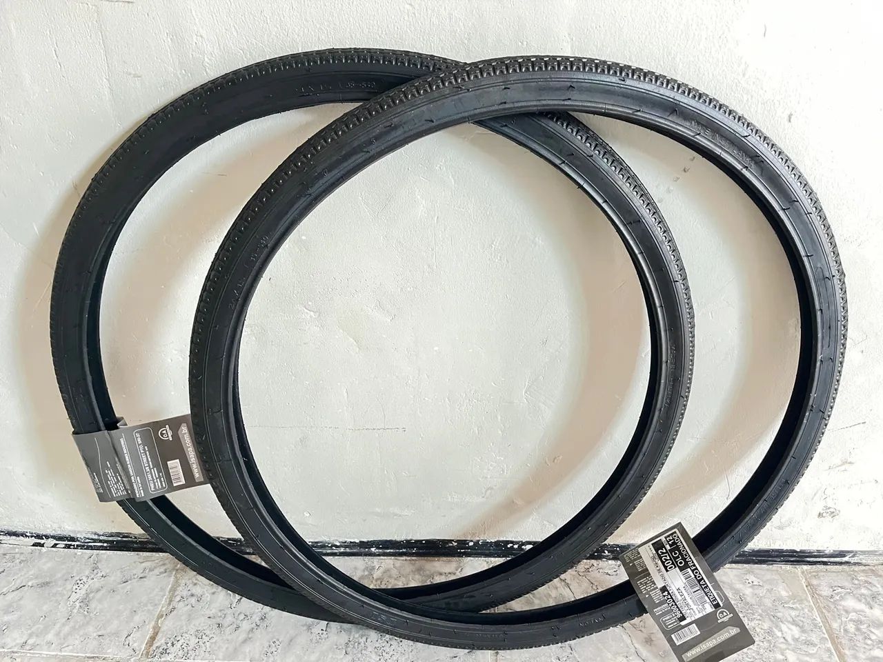 Par Pneu De Cadeira Rodas Dsi 24 X 1.3/8 Street Cinza Sri-37