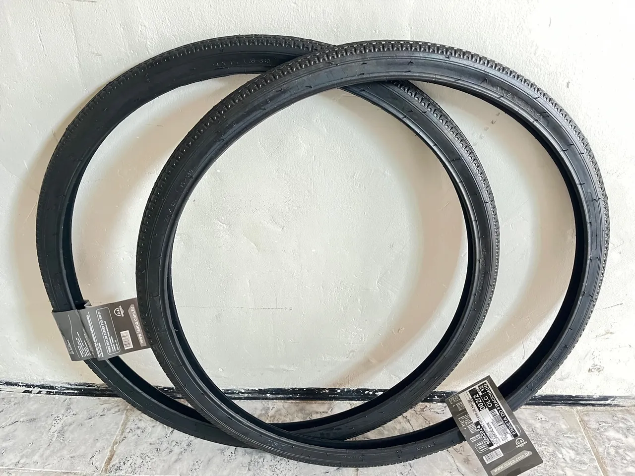Par Pneu De Cadeira Rodas Dsi 24 X 1.3/8 Street Cinza Sri-37
