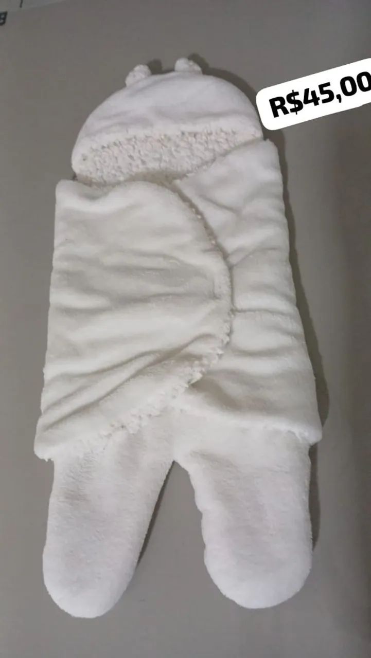 Ninho Redutor de Berço Bebê Conforto Branco