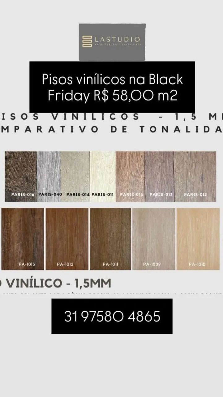 Piao vinilico autocolante 1,5mm 1m2
