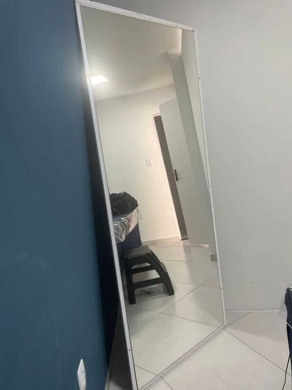 Espelho grande com moldura em alumínio - Foto 3