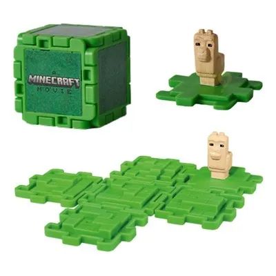 Um Filme Minecraft (A Minecraft Movie) McDonald's Mc Lanche Feliz - Bloco de Grama e Lhama