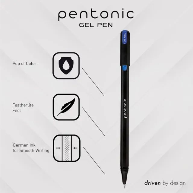 Kit 36 Canetas Pentonic Gel Pen: Glitter, Pastel E Neon p/Colorir Marcadores Canetinhas - Foto 4