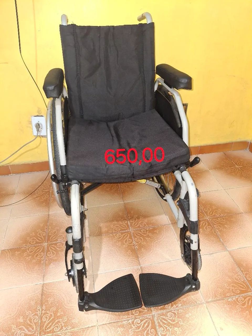 Cadeira de rodas ortobras 120kg - Foto 3