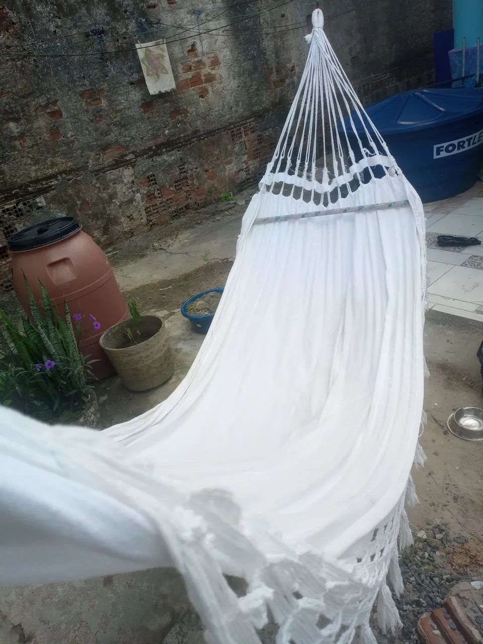 Rede de descanso branca