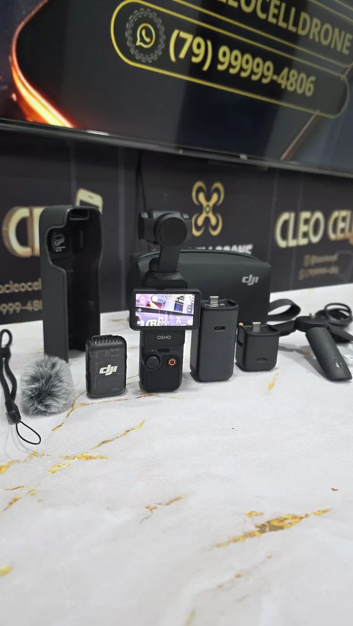 Câmera DJI Osmo Pocket 3 Combo - Foto 4