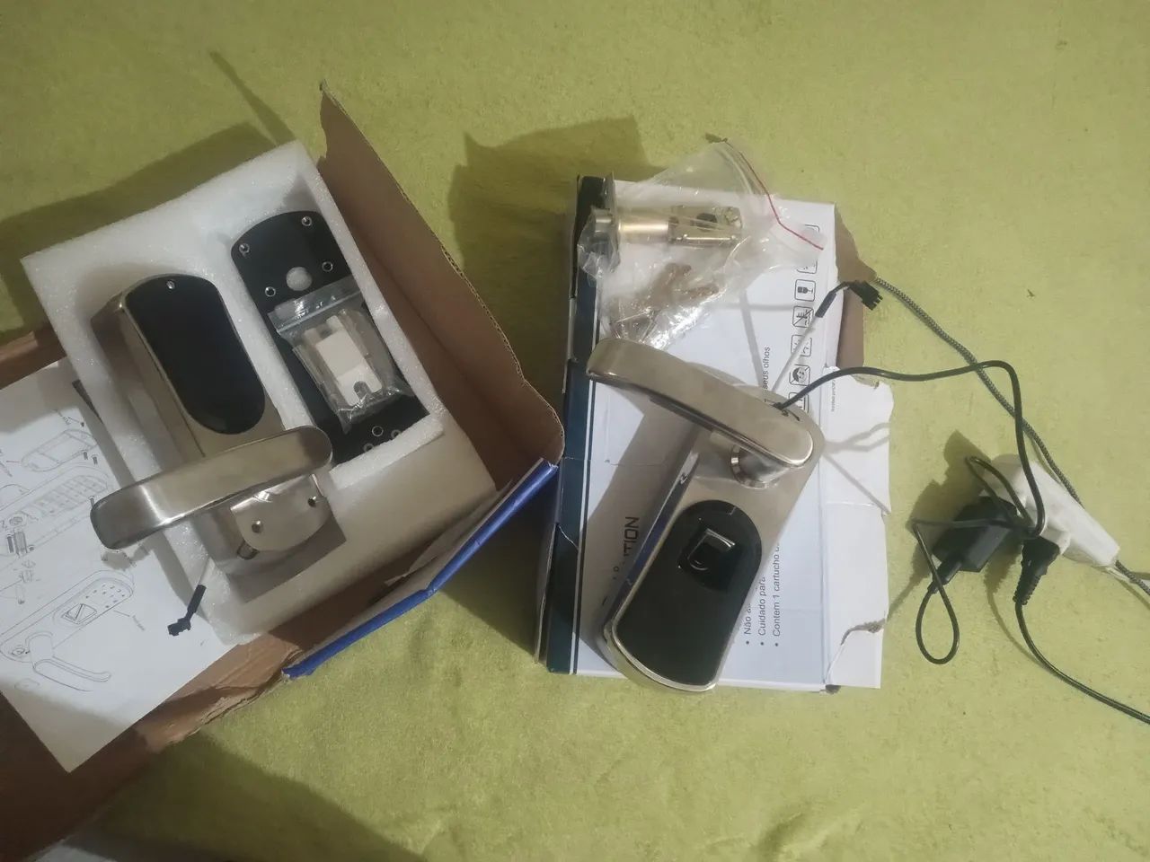 Fechadura elétronica impressão digital. E código em numeros - Foto 4