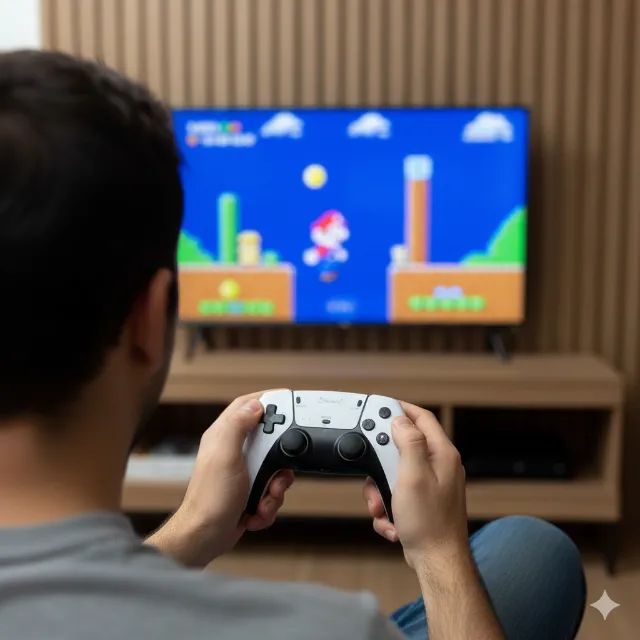 Game Retrô 4K +30mil Jogos Retrô Clássicos 2 Controles Sem Fio - Frete Grátis - Foto 3