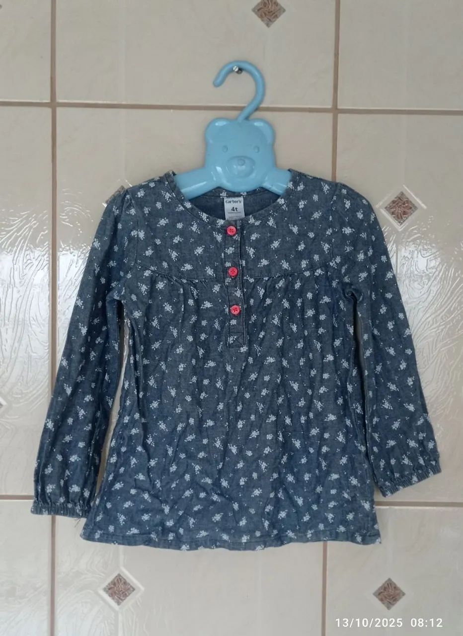 Camisa jeans Carter's 