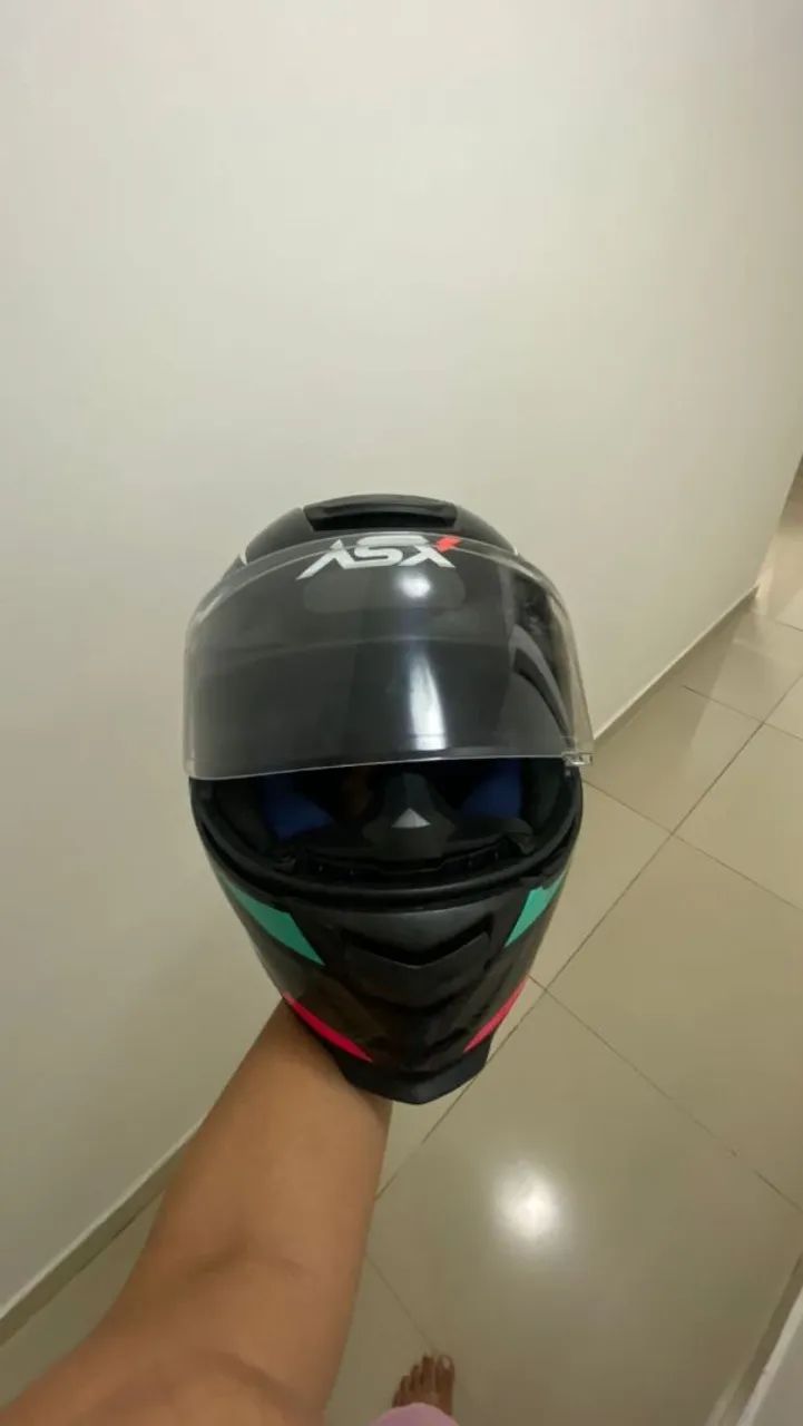 Capacete ASX tamanho 56 - Foto 4