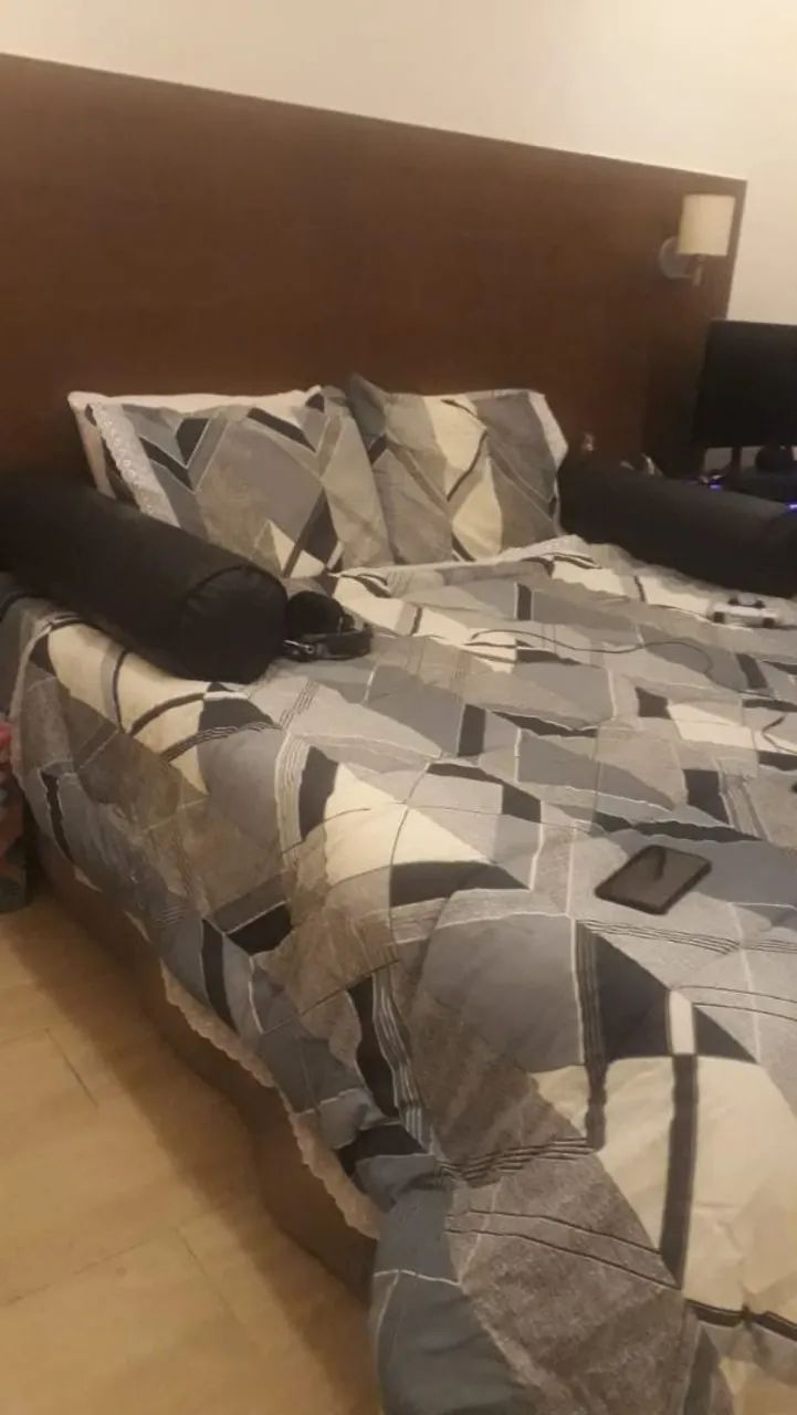 Edredon, 200 fios - microfibra estampado - solteiro - Foto 2