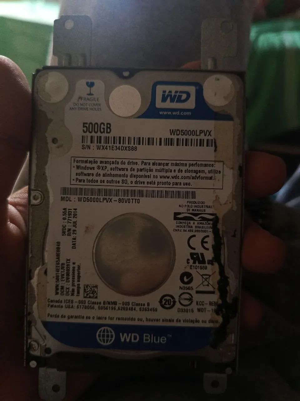 HD para Pc 500gb em perfeito estado 