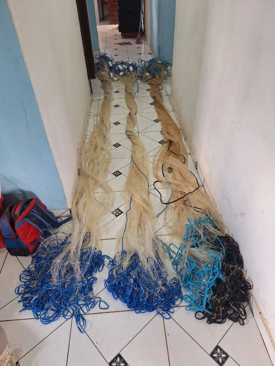 Rede de pesca, malhadeira 