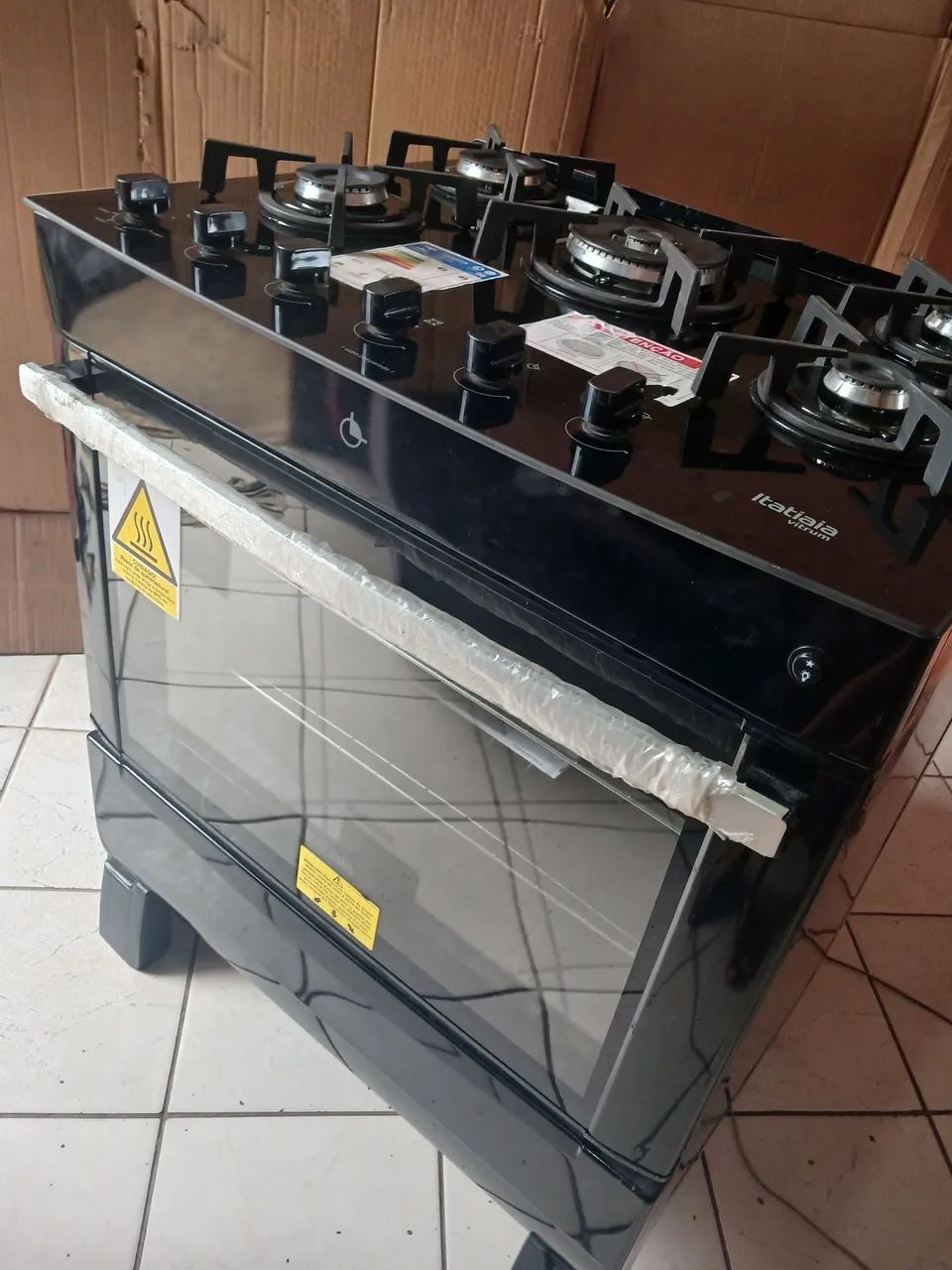 Fogão itatiaia de vidro 5 hocas novo - Foto 2