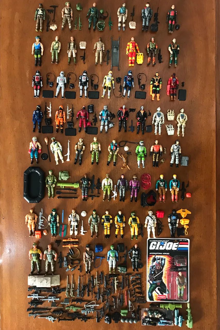 Coleção Pessoal de GiJoes/Comandos em Ação + outras figuras