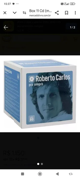 Box Roberto Carlos - 11 CDs - Pra Sempre Anos 80