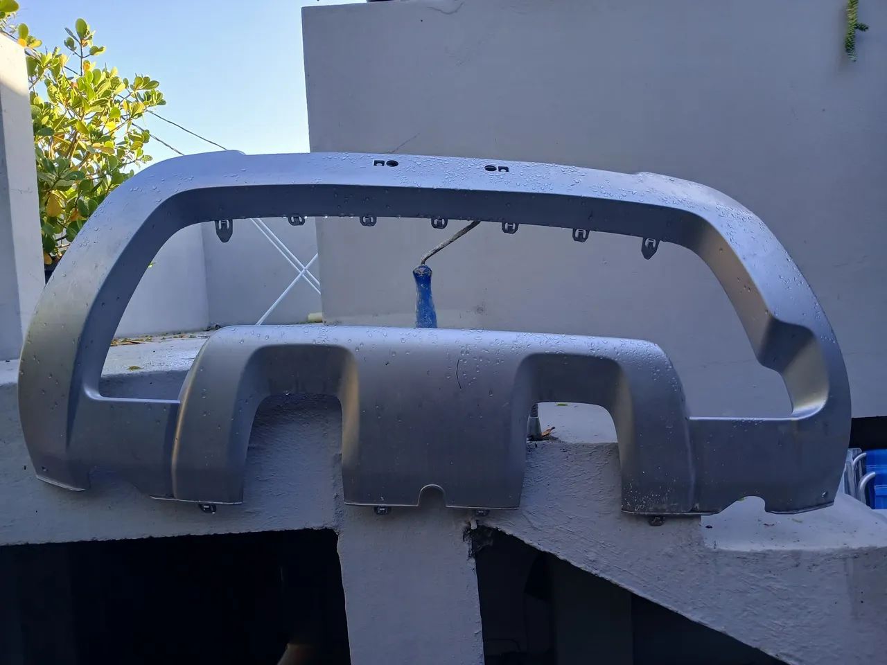 Acabamento para choque dianteiro duster  overbumper 