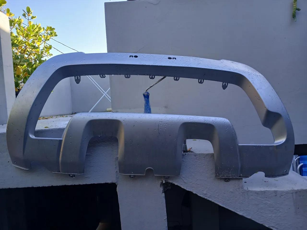 Acabamento para choque dianteiro duster overbumper