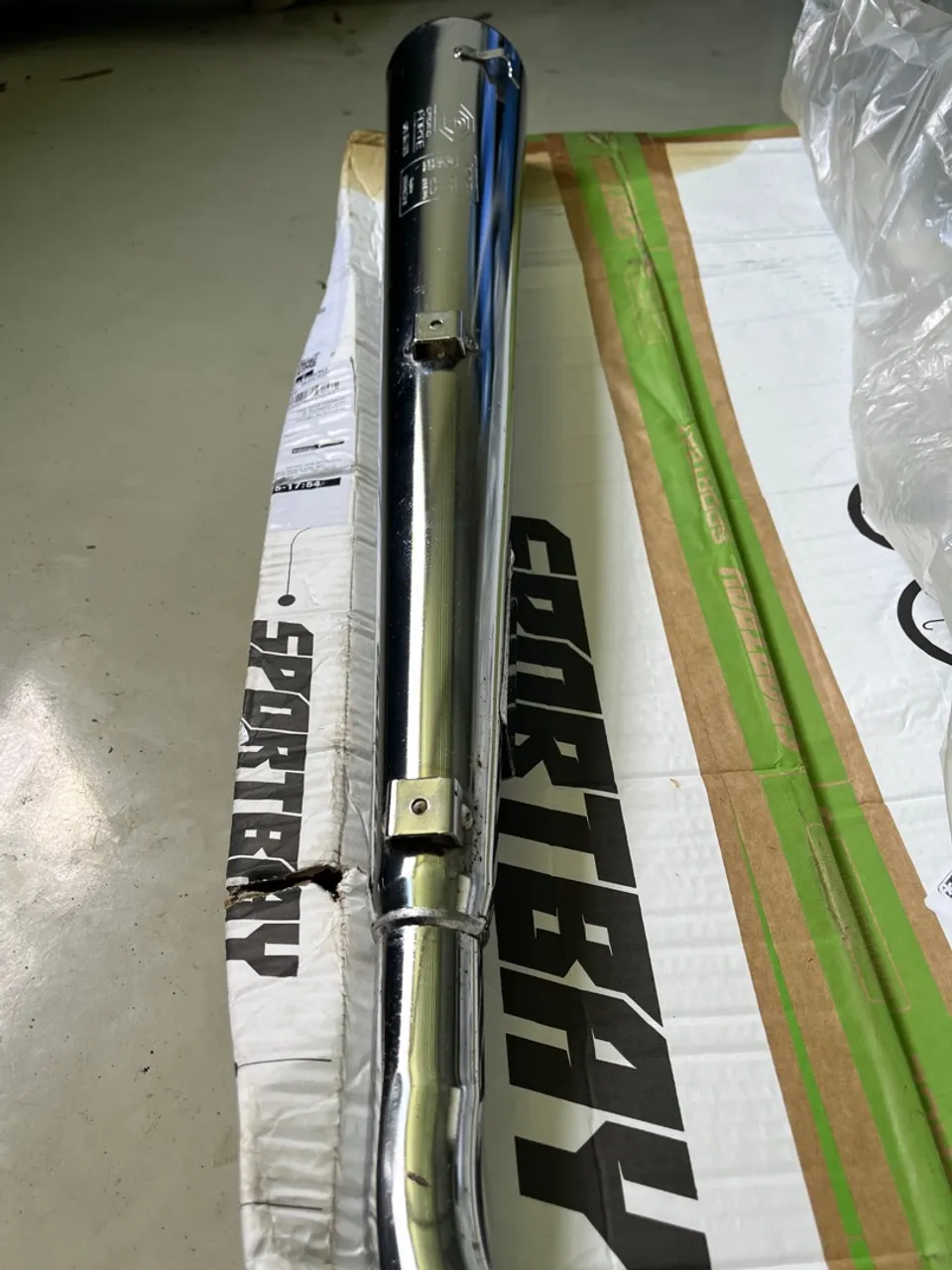 Escape para Fan 125 Cromado