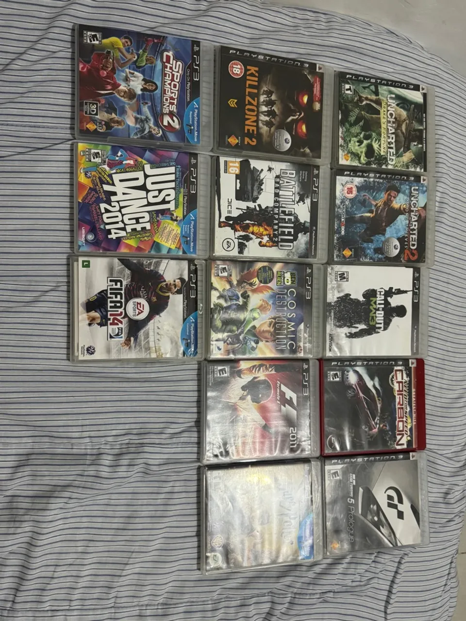 Lote de 11 jogos PS3 - Diversos Títulos - Ótimo Preço!