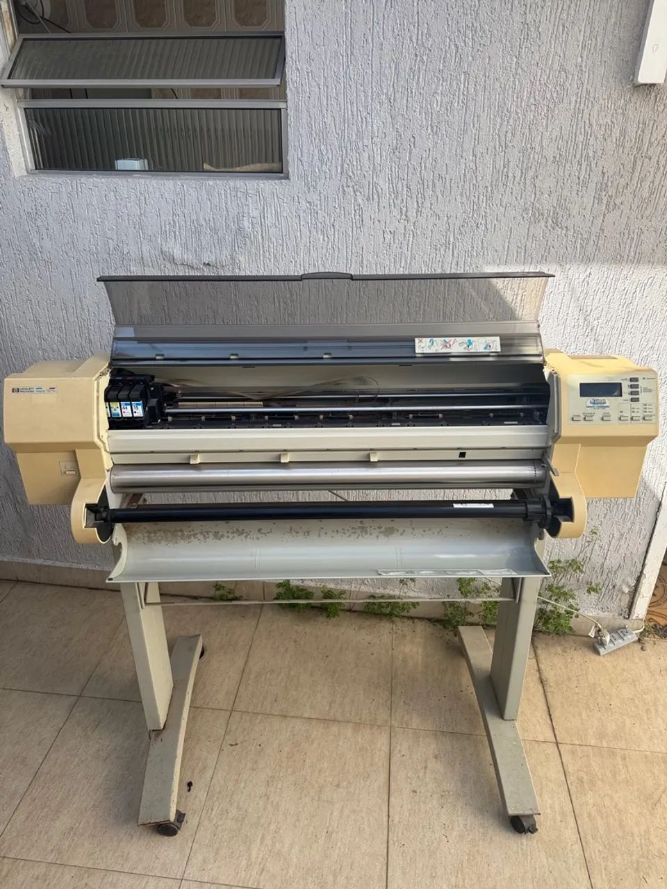 Plotter HP Designjet 750C Plus (não funciona) - Foto 5