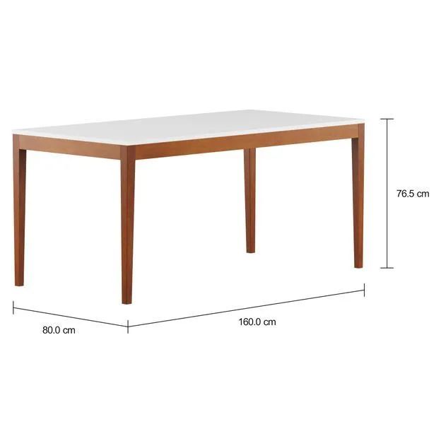 Mesa Noah 160cm tok&stok  - Foto 4