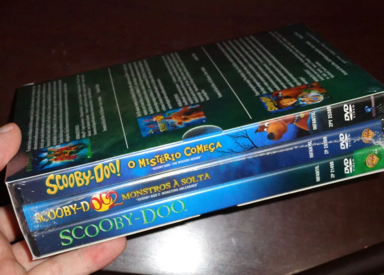 Coleção Scooby-doo A Hora Do Arrepio Box Com 3 Dvds - Foto 3