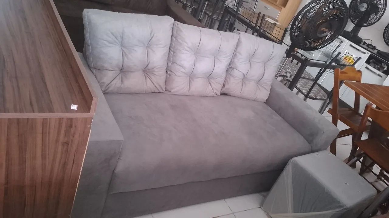 Sofá 3 Lugares em Promoção - Entrega Grátis!