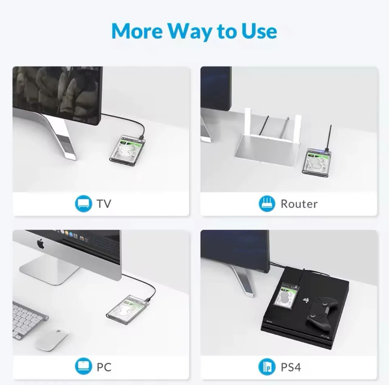 HD Externo 1TB Orico/Western Digital - Foto 2