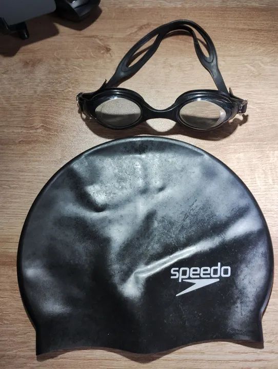 Touca De Natação Speedo + Óculos 