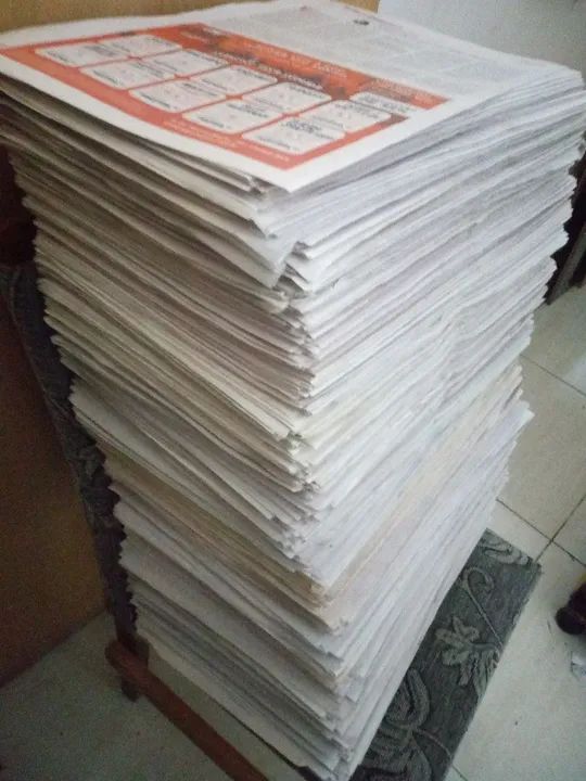 Jornais usados limpos 10 kg