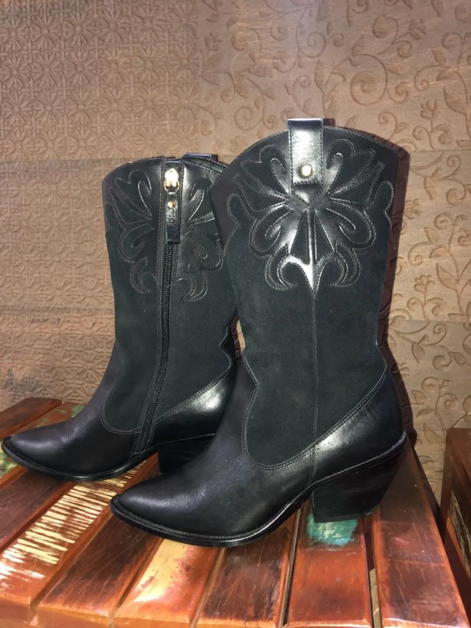 Bota de couro Dumond 35