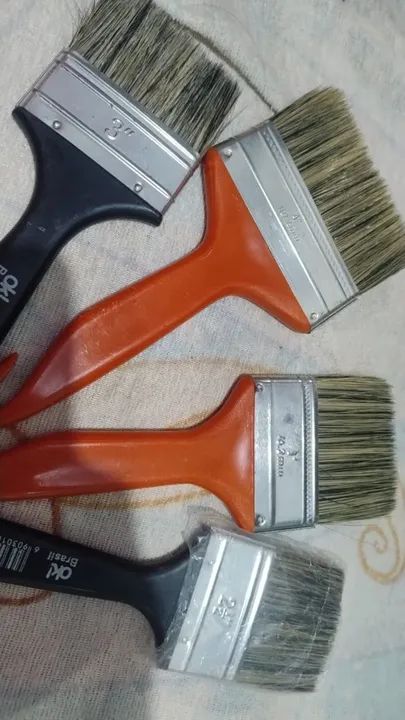 Jogo de Pincéis de Pintura - Novo, 4 Peças - Ótimo Preço!