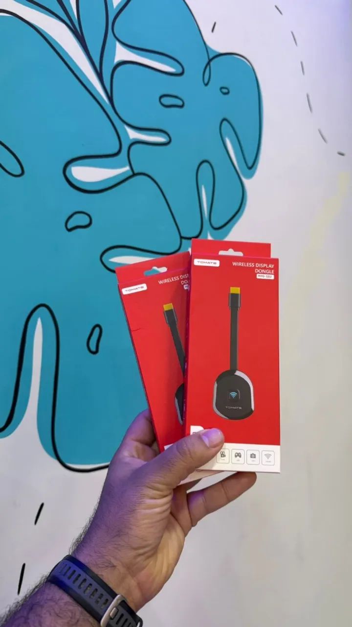 Transmissor adaptador de vídeo Wirelles  Estilo chrome Cast / $130,00