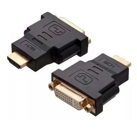 Adaptador DVI-I 24+5 Fêmea x HDMI Macho 