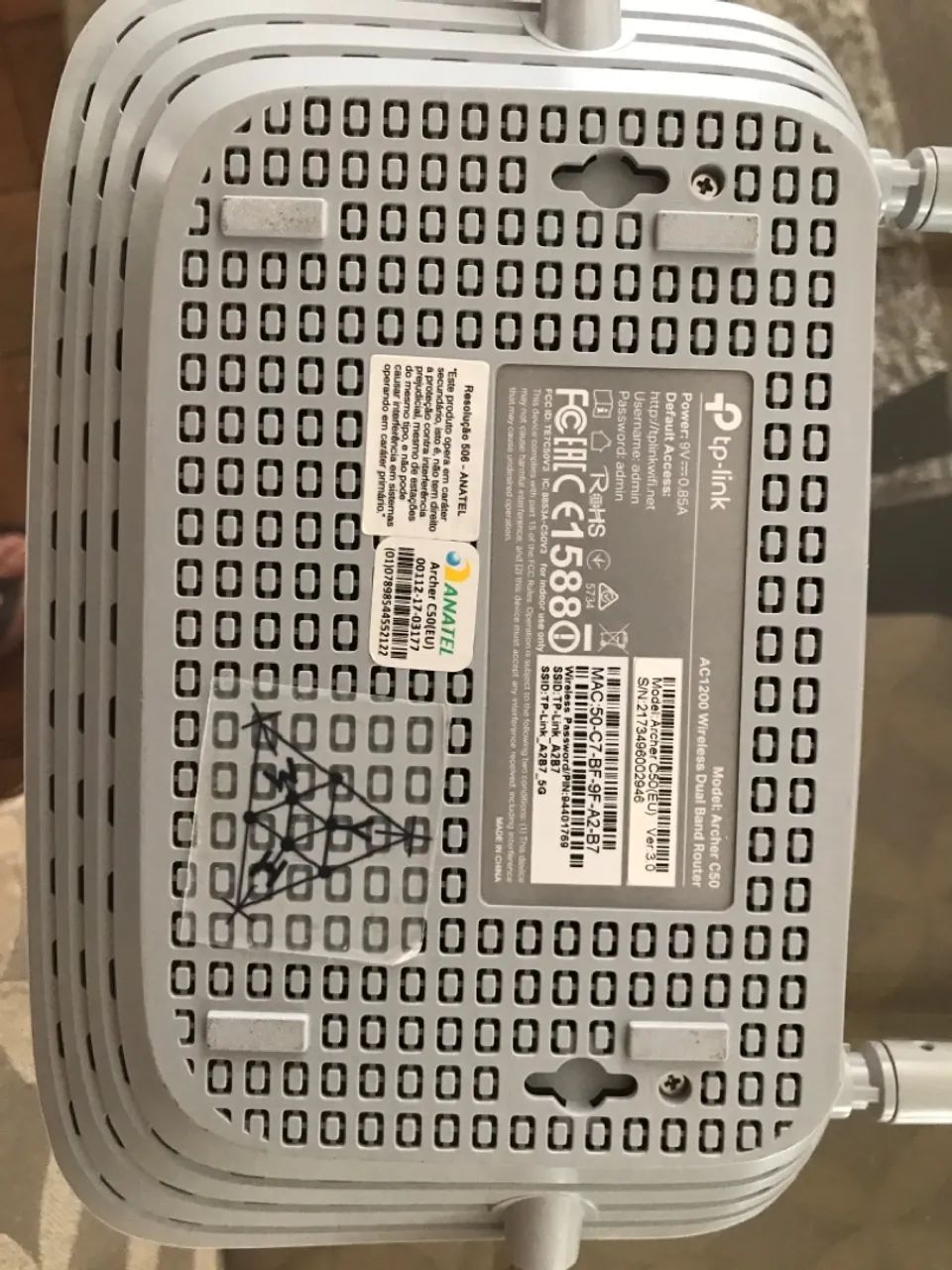 TP LINK AC 1200 Archer C50 Dual Band Router  - Foto 3