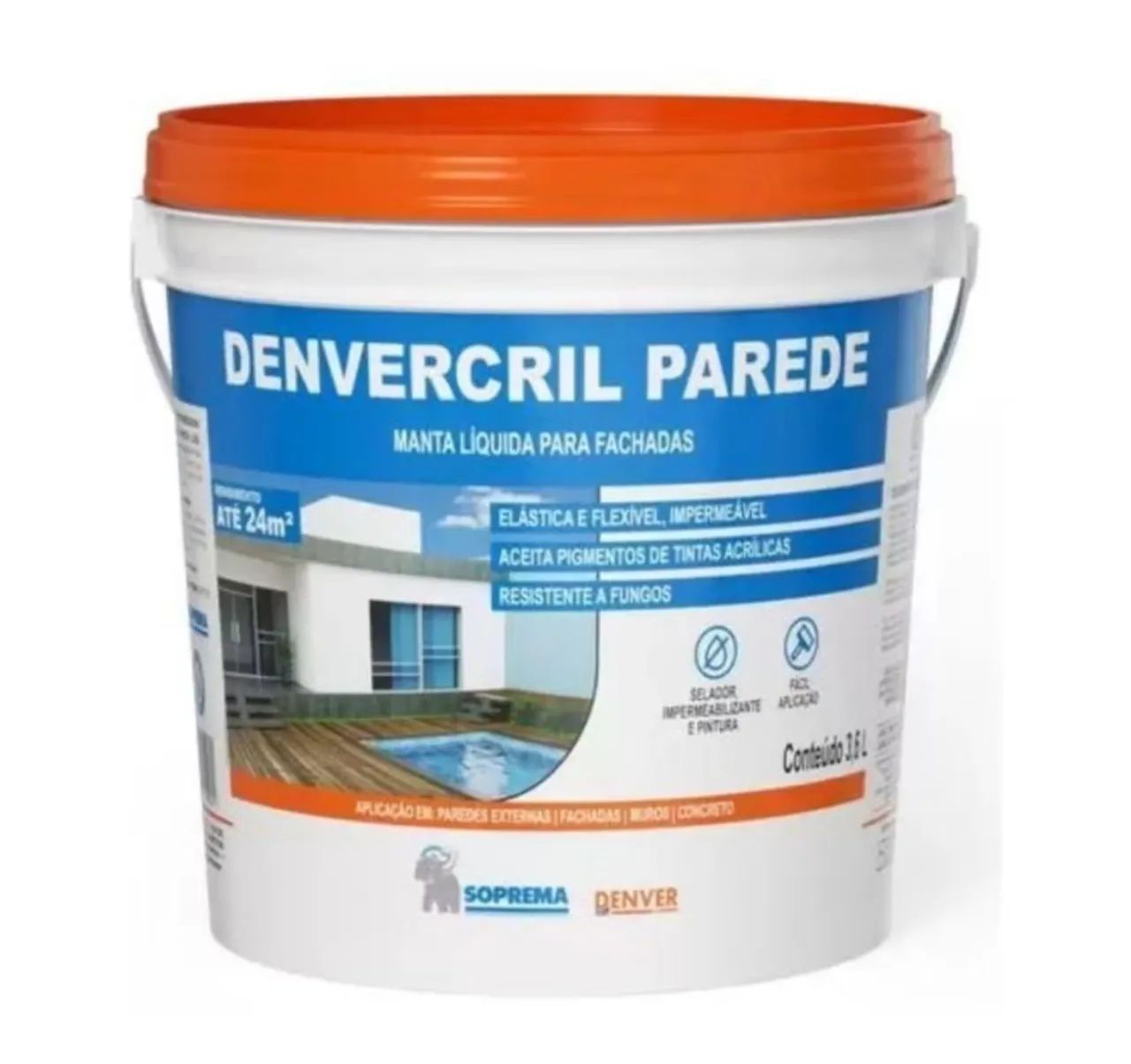 Manta Líquida Denvercril Parede -18 lt